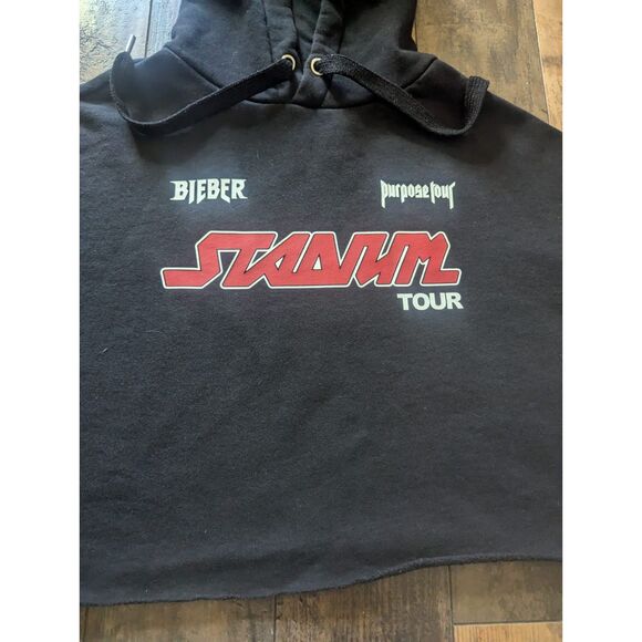 Justin Bieber Stadium Tour Cropped Hoodie - H&M Divided - Size M 🔥 - Picture 2 of 4